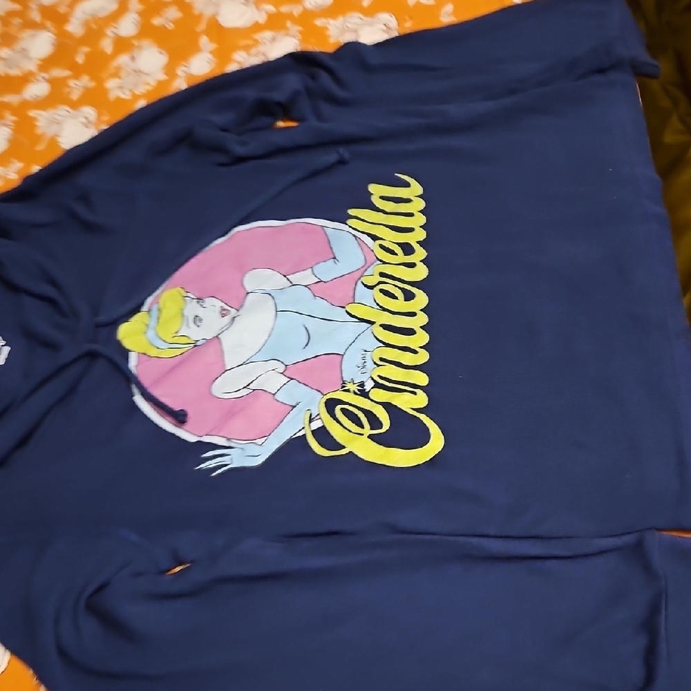 NWT Disney Cinderella Navy Blue Long Sleeve Shirt - Picture 5 of 6